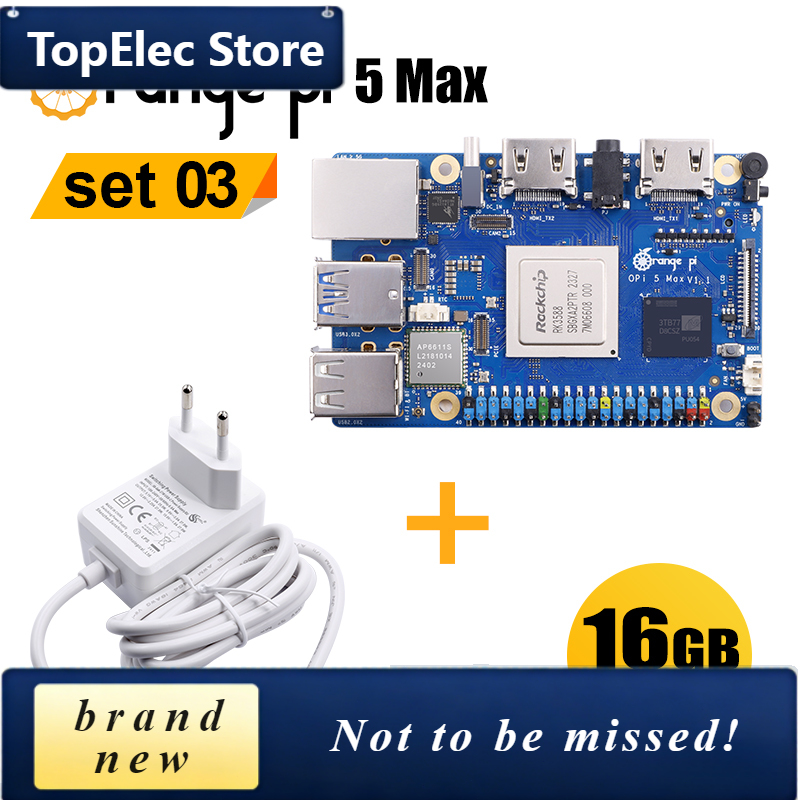Плата разработки TopElec Orang – обзор и цена Orange Pi 5 Max Rk3588